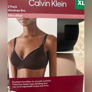 Calvin Klein 2 Bras NEW Size XL